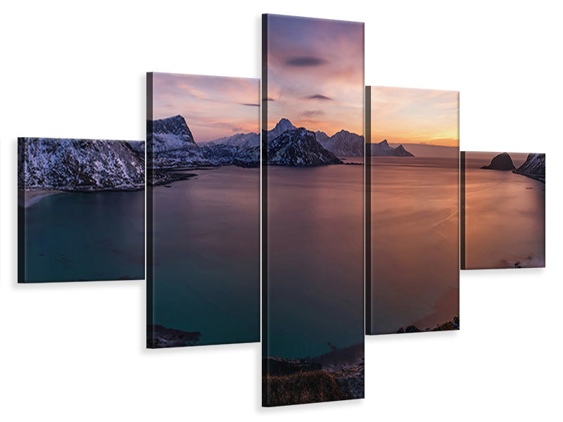 5-piece-canvas-print-haukland