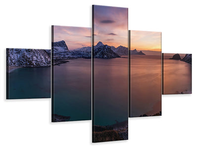 panoramic-canvas-print-the-seagulls-and-the-sea-at-sunrise