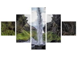 5-piece-canvas-print-hidden-waterfall