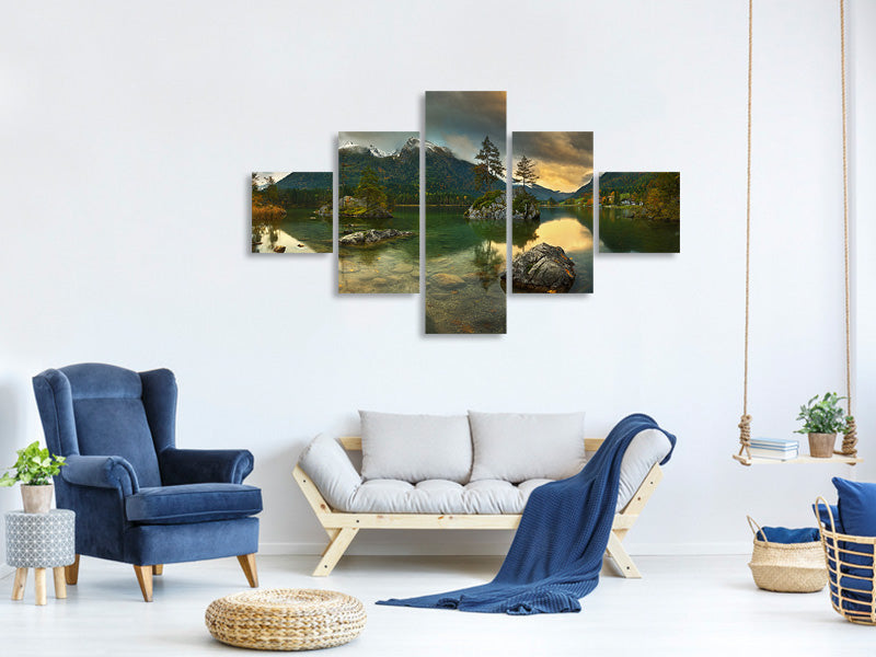 5-piece-canvas-print-hintersee