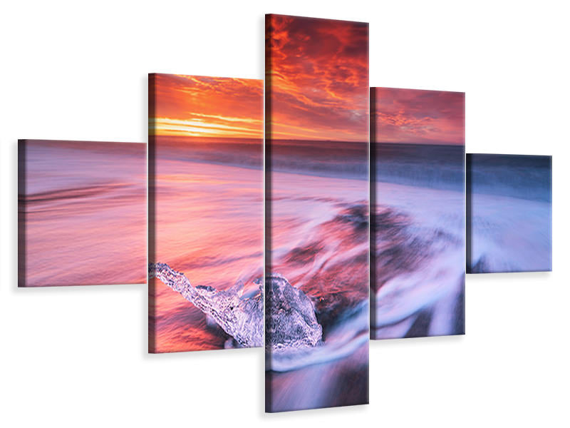 5-piece-canvas-print-ice-and-fire-ii