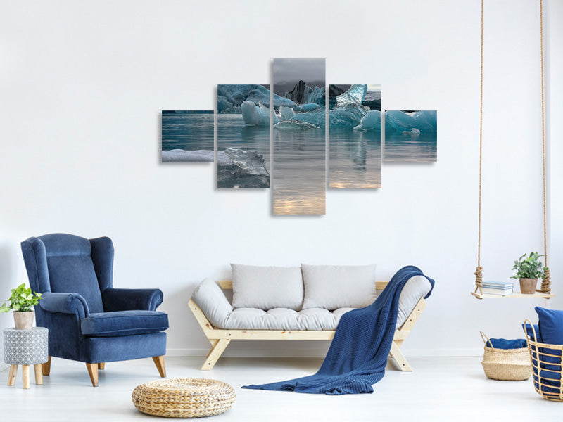 5-piece-canvas-print-ice-grave