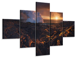 5-piece-canvas-print-lava-fields