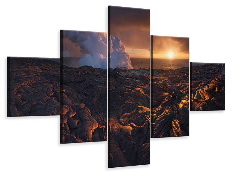 5-piece-canvas-print-lava-fields