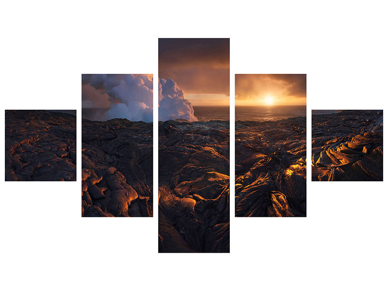 5-piece-canvas-print-lava-fields