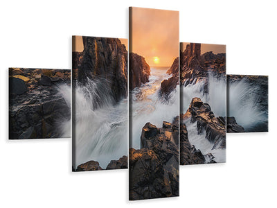 panoramic-canvas-print-the-seagulls-and-the-sea-at-sunrise