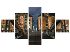 5-piece-canvas-print-on-the-long-bridge