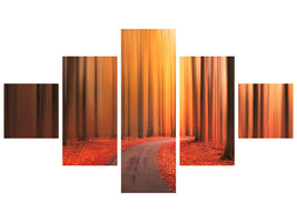 5-piece-canvas-print-path-to-unknown