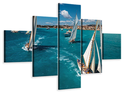 panoramic-canvas-print-the-seagulls-and-the-sea-at-sunrise