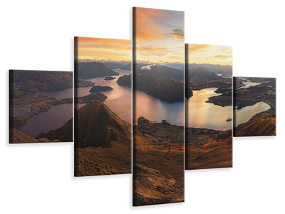 panoramic-canvas-print-the-seagulls-and-the-sea-at-sunrise