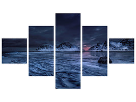 5-piece-canvas-print-skagsanden-beach-lofoten