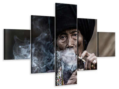 5-piece-canvas-print-smoking-ii