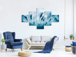 5-piece-canvas-print-swim