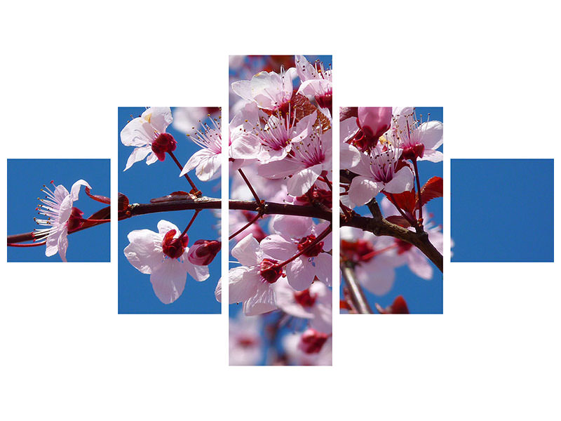 5-piece-canvas-print-the-almond-blossom