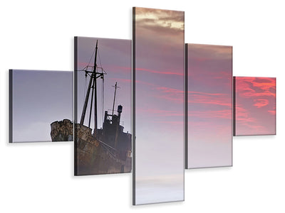 panoramic-canvas-print-the-seagulls-and-the-sea-at-sunrise