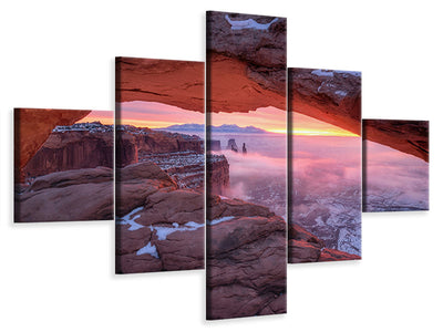 panoramic-canvas-print-the-seagulls-and-the-sea-at-sunrise
