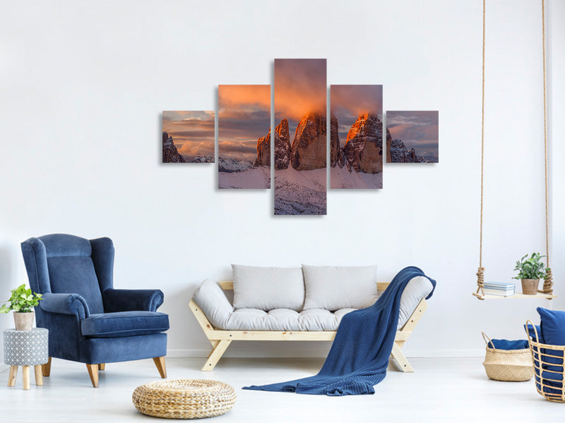 5-piece-canvas-print-the-story-of-the-one-sunrise