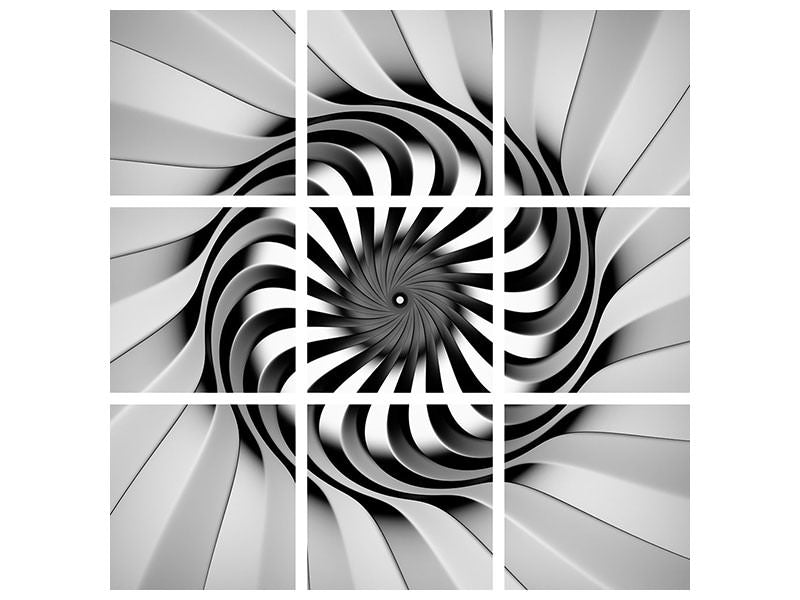 9-piece-canvas-print-abstract-spiral