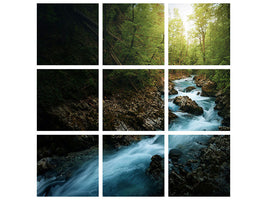 9-piece-canvas-print-gorge-ii