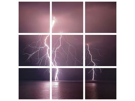 9-piece-canvas-print-thunderbolt-over-the-sea