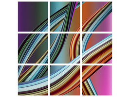 9-piece-canvas-print-wave-equation