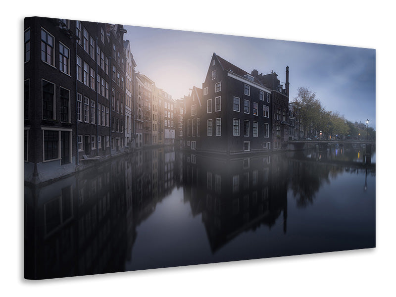 canvas-print-amsterdam-morning-i