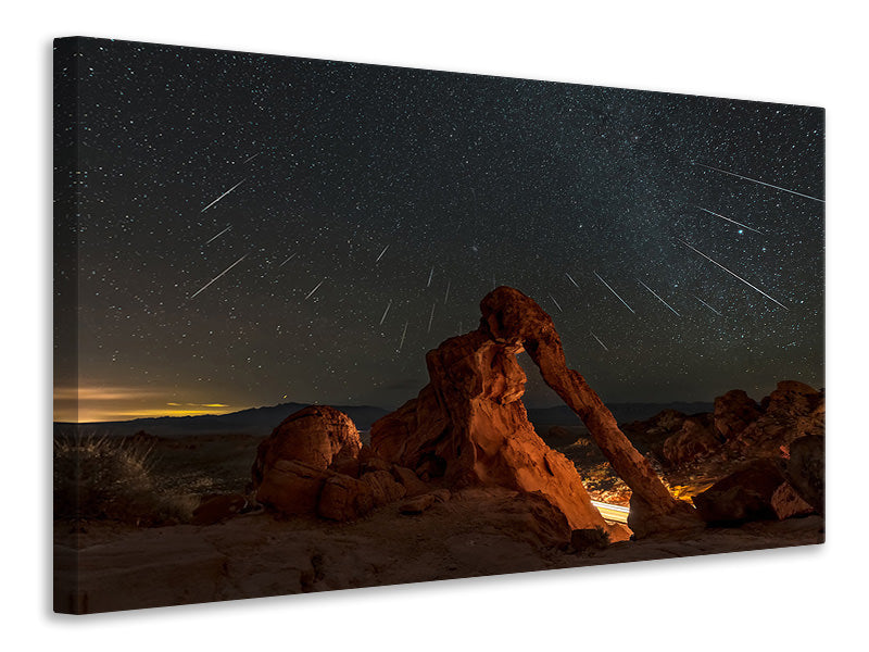canvas-print-geminid-meteor-shower-above-the-elephant-rock
