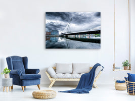 canvas-print-samuel-beckett-bridge-with-clouds