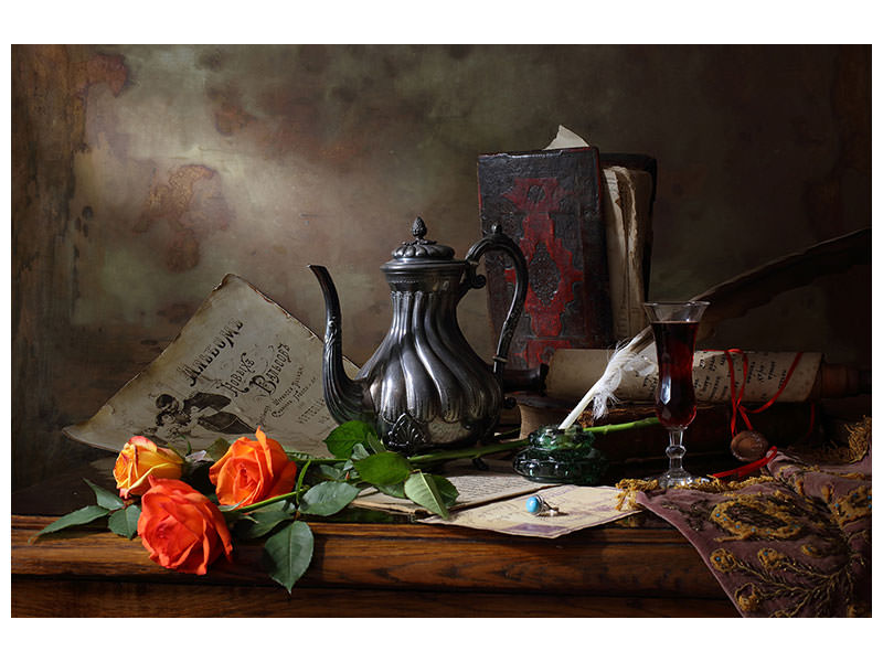 canvas-print-still-life-with-teapot-and-roses