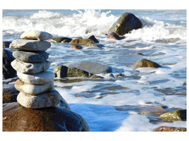 canvas-print-stone-pile-at-the-sea