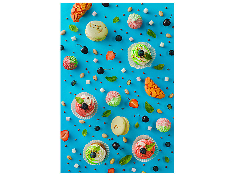 canvas-print-sweet-pattern-cupcake