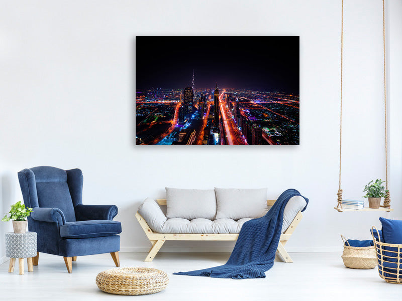 canvas-print-the-colorful-lights-of-dubai