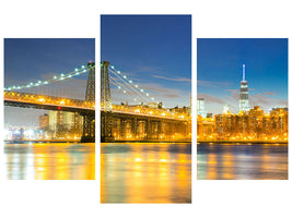 modern-3-piece-canvas-print-brooklyn-bridge-at-night