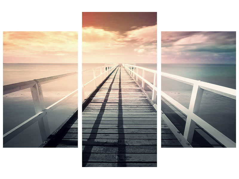 modern-3-piece-canvas-print-romantic-wooden-walkway