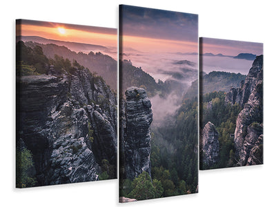 panoramic-canvas-print-the-seagulls-and-the-sea-at-sunrise