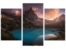 modern-3-piece-canvas-print-turquoise-refection