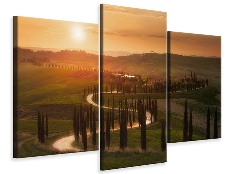 modern-3-piece-canvas-print-tuscany-evening