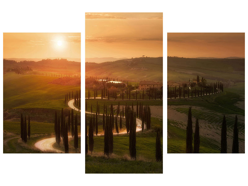 modern-3-piece-canvas-print-tuscany-evening