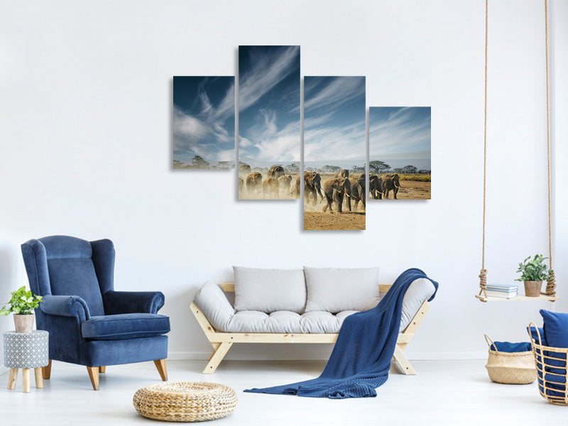 modern-4-piece-canvas-print-a-very-long-thinking