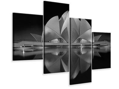 modern-4-piece-canvas-print-black-contrast