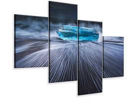 modern-4-piece-canvas-print-blue-diamond