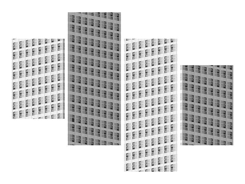 modern-4-piece-canvas-print-city-pattern