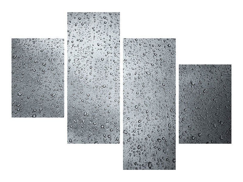 modern-4-piece-canvas-print-dark-raindrops-on-the-wall