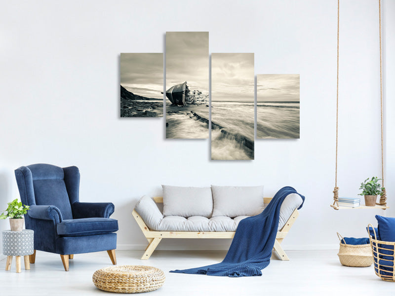 modern-4-piece-canvas-print-defeated-by-the-sea