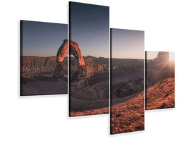 modern-4-piece-canvas-print-delicate-light
