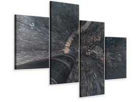 modern-4-piece-canvas-print-dive-into-the-matrix