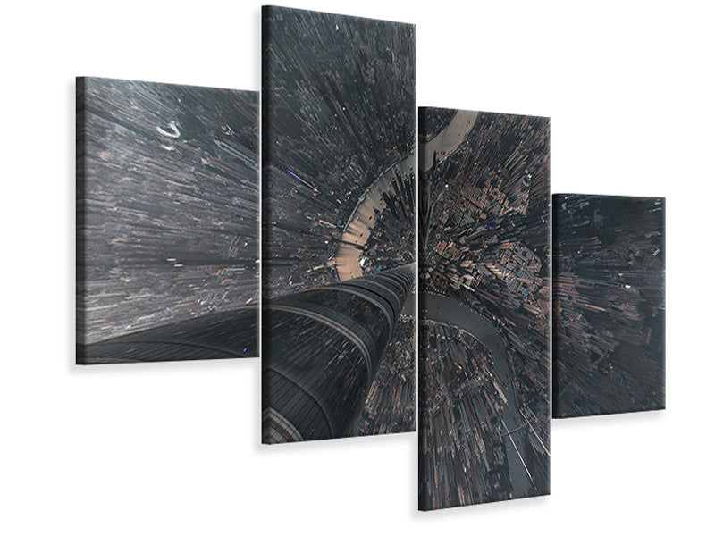 modern-4-piece-canvas-print-dive-into-the-matrix