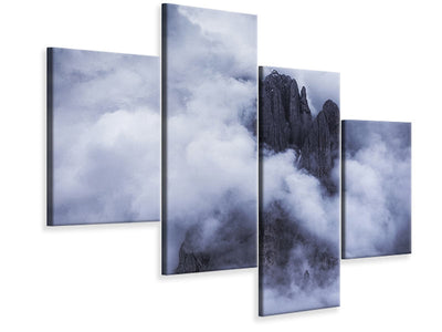 modern-4-piece-canvas-print-drama-in-the-mountains