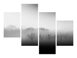 modern-4-piece-canvas-print-eight-trees-in-the-mist