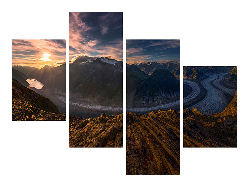 modern-4-piece-canvas-print-gilkey-glacier-lookout